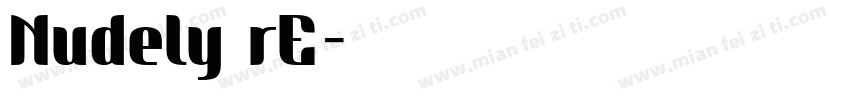 Nudely rE字体转换